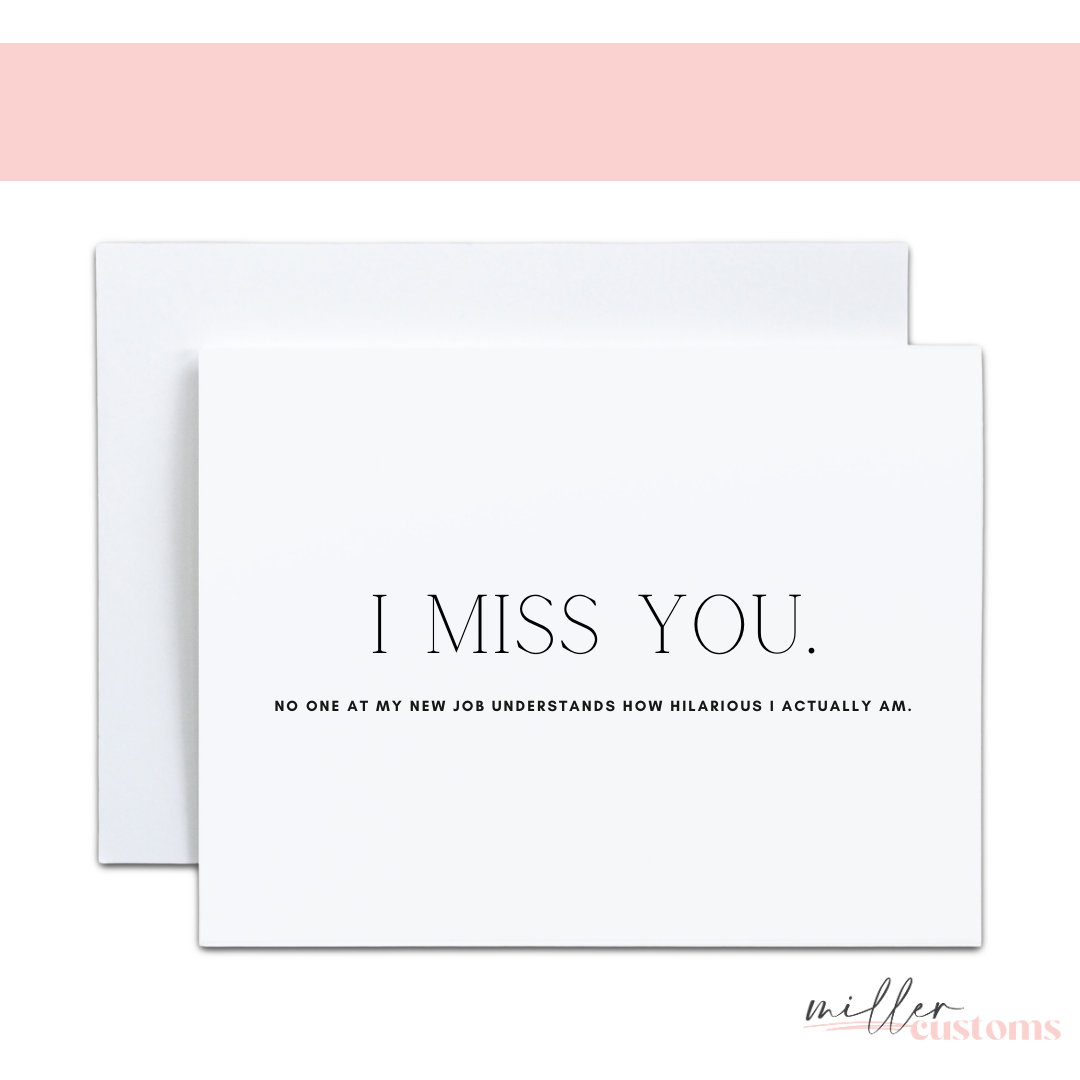 060-015 - Greeting Card - I Miss You - 1