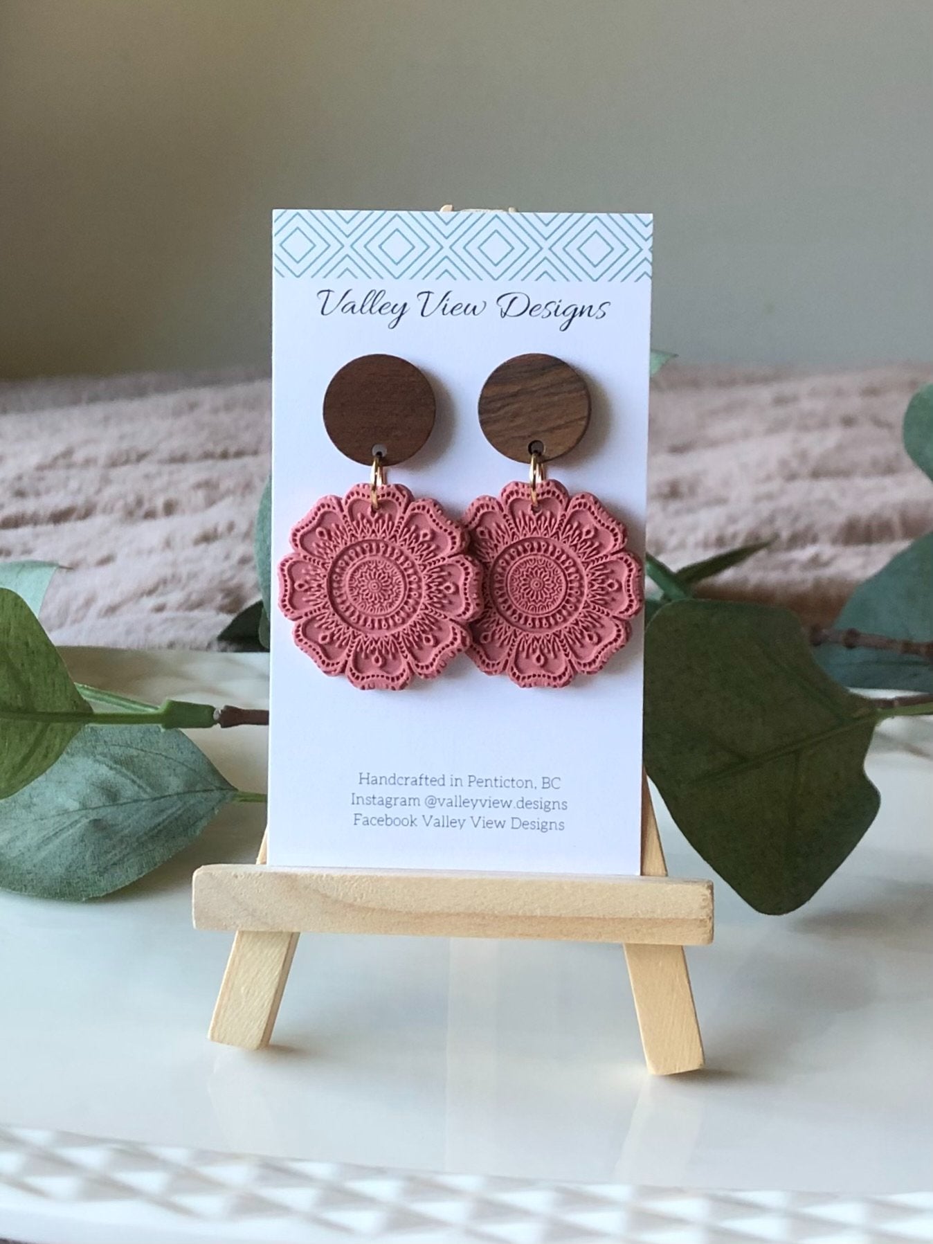 041005 Mandala Dangle Earring - 2