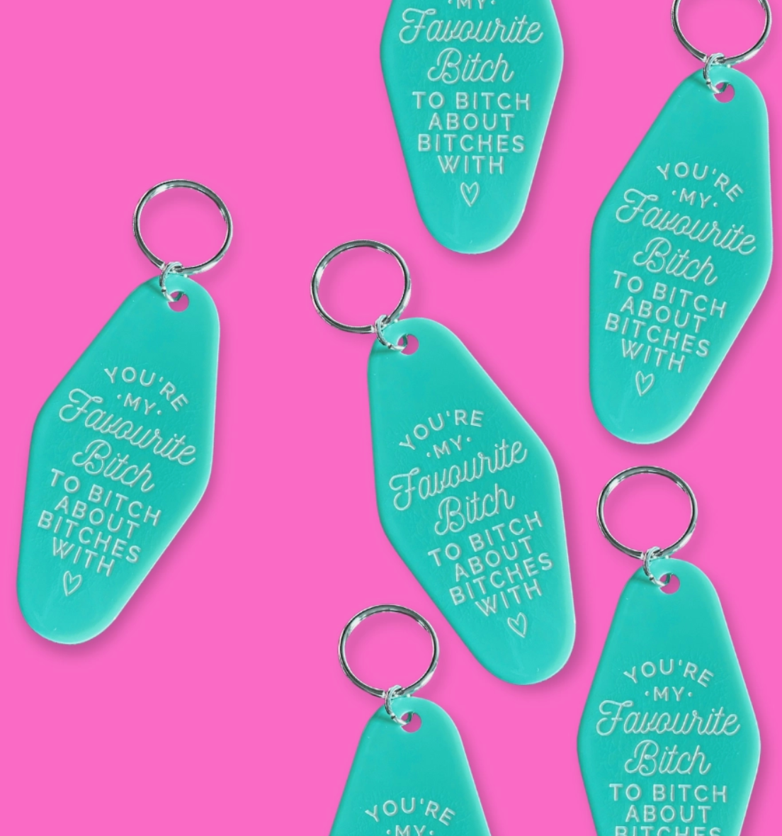 024057 You're my favourite - Motel keychain