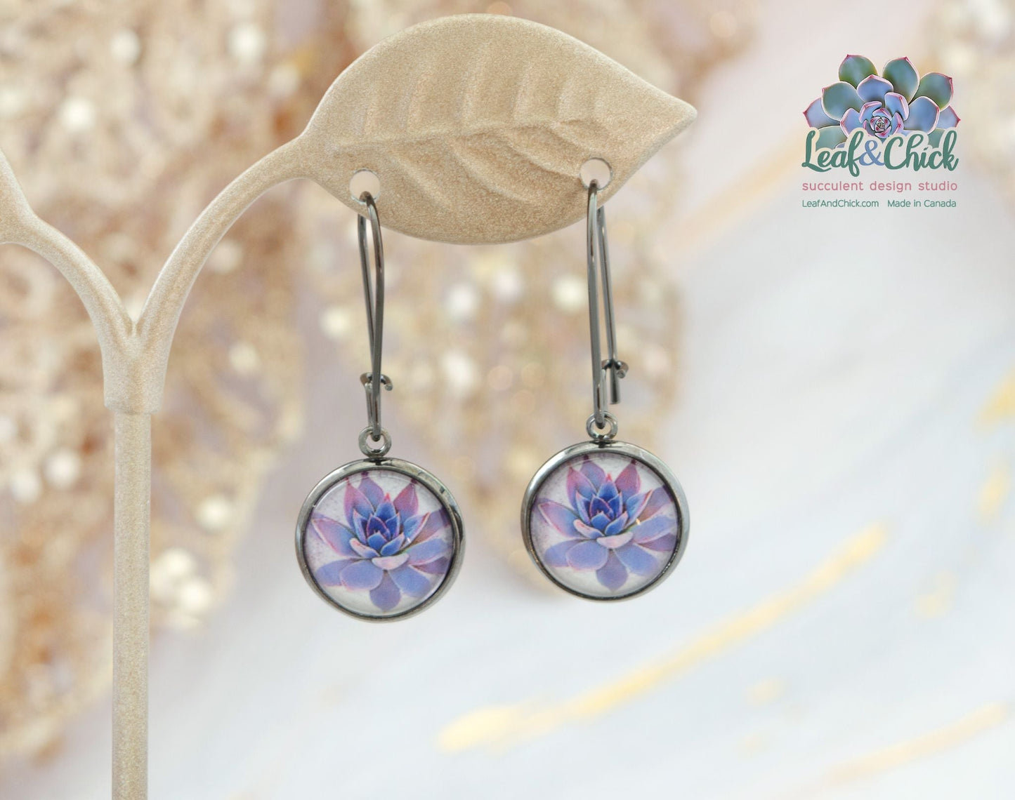 022-001 - Kidney Hoop Earrings - 1