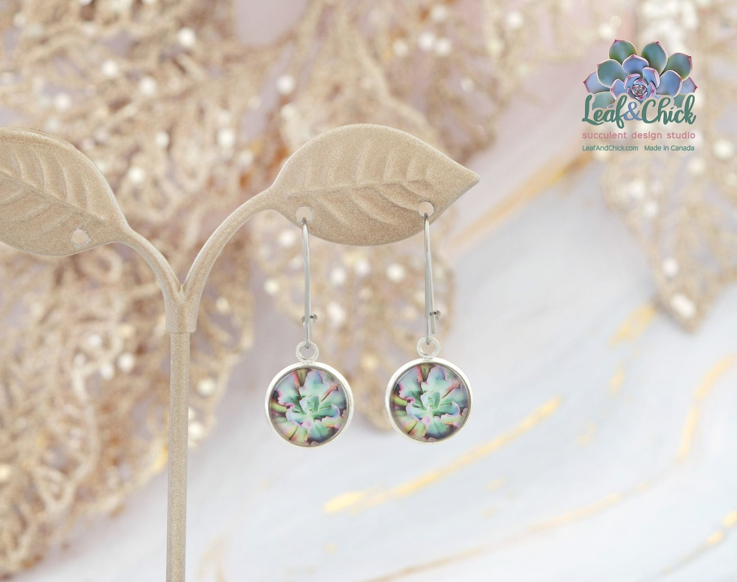022-001 - Kidney Hoop Earrings - 4