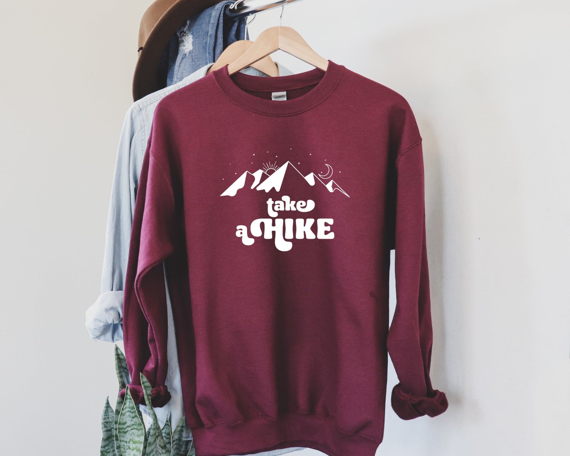 006012 - Take a Hike Adult Crewneck - 1