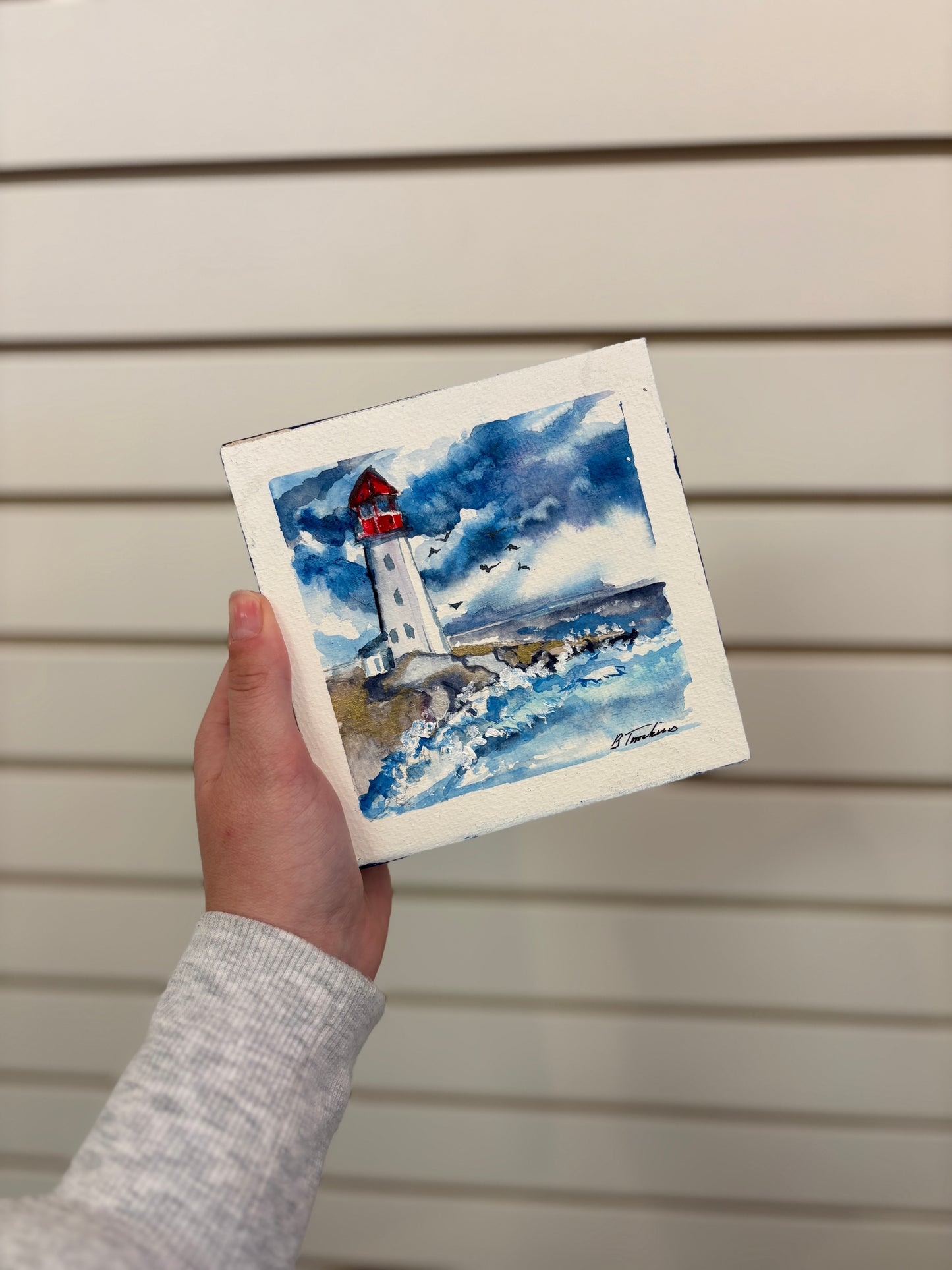 096008 Original Water colour cube