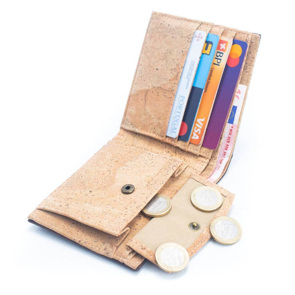 024078 Brown Cork Men's Wallet