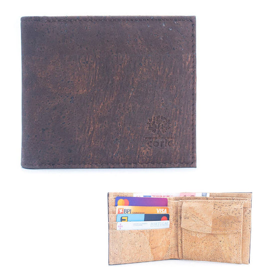 024078 Brown Cork Men's Wallet