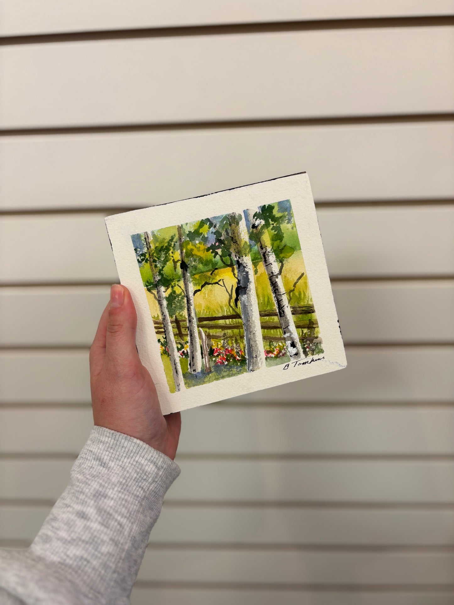 096008 Original Water colour cube
