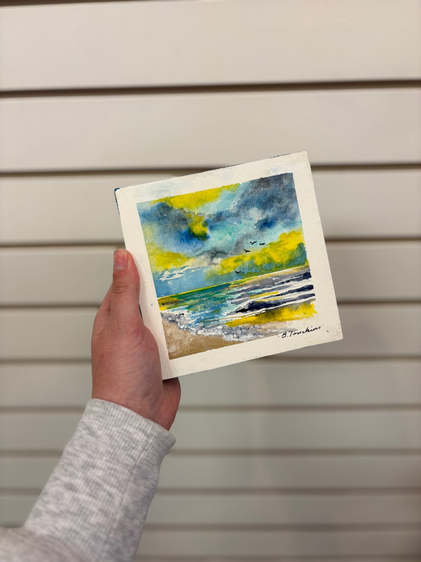 096008 Original Water colour cube