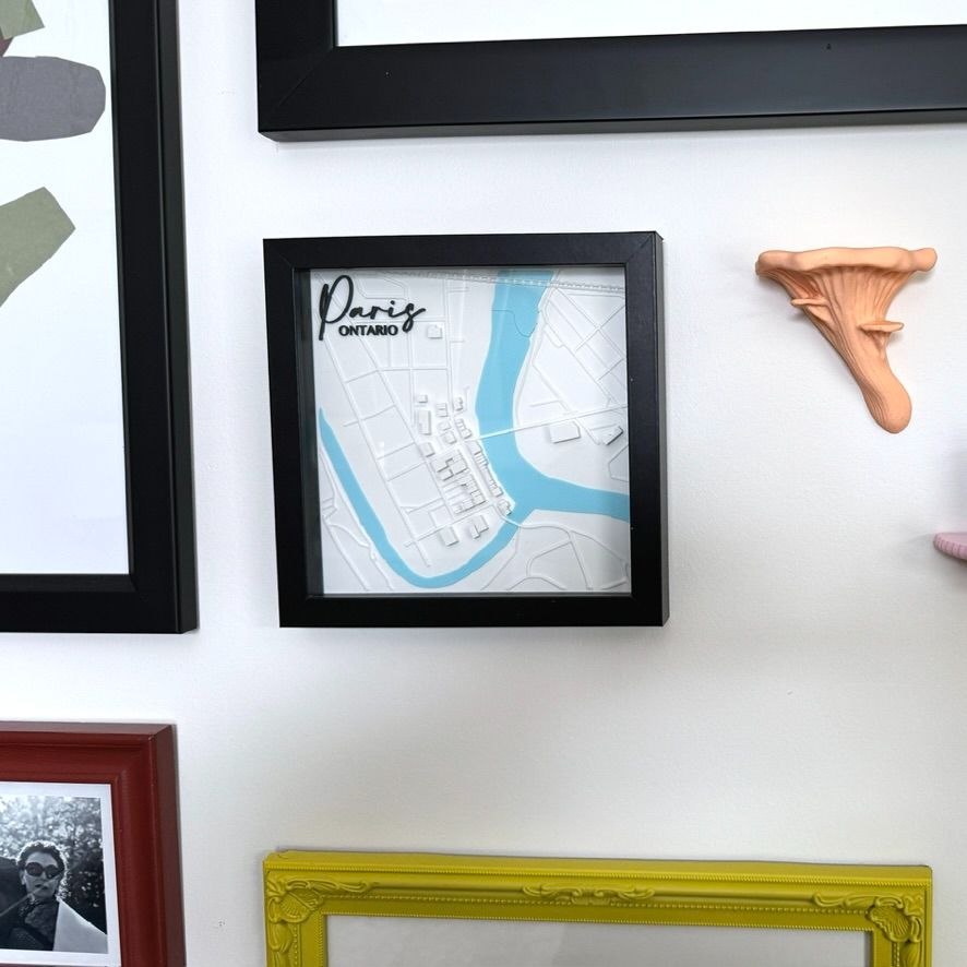 070122 - Paris Framed City Map - 2