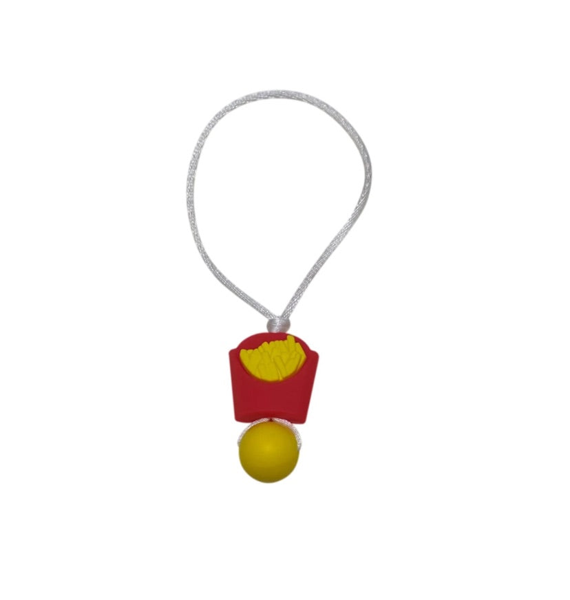 051050 French Fries Zipper Pull - 1