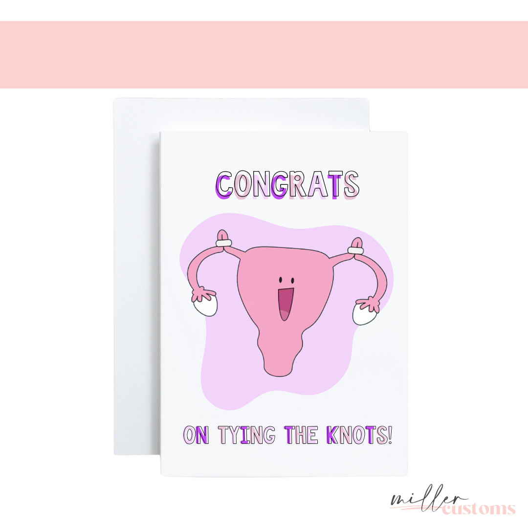 060-113 - Greeting Card - Tying the Knots - 1