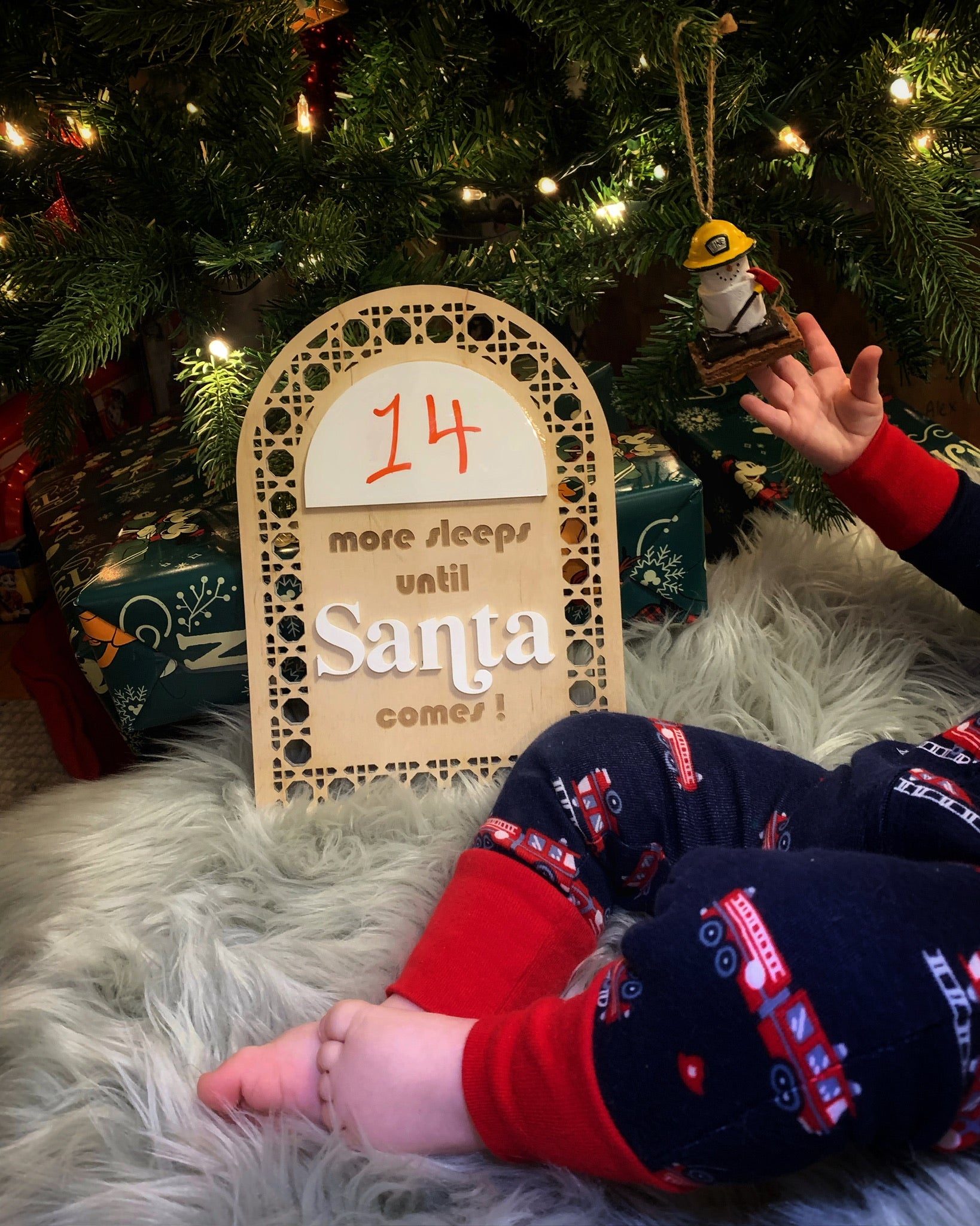 091018 Sleeps until Santa Sign - 1