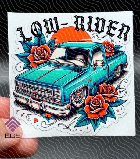 039015 Low Rider Sticker - 1