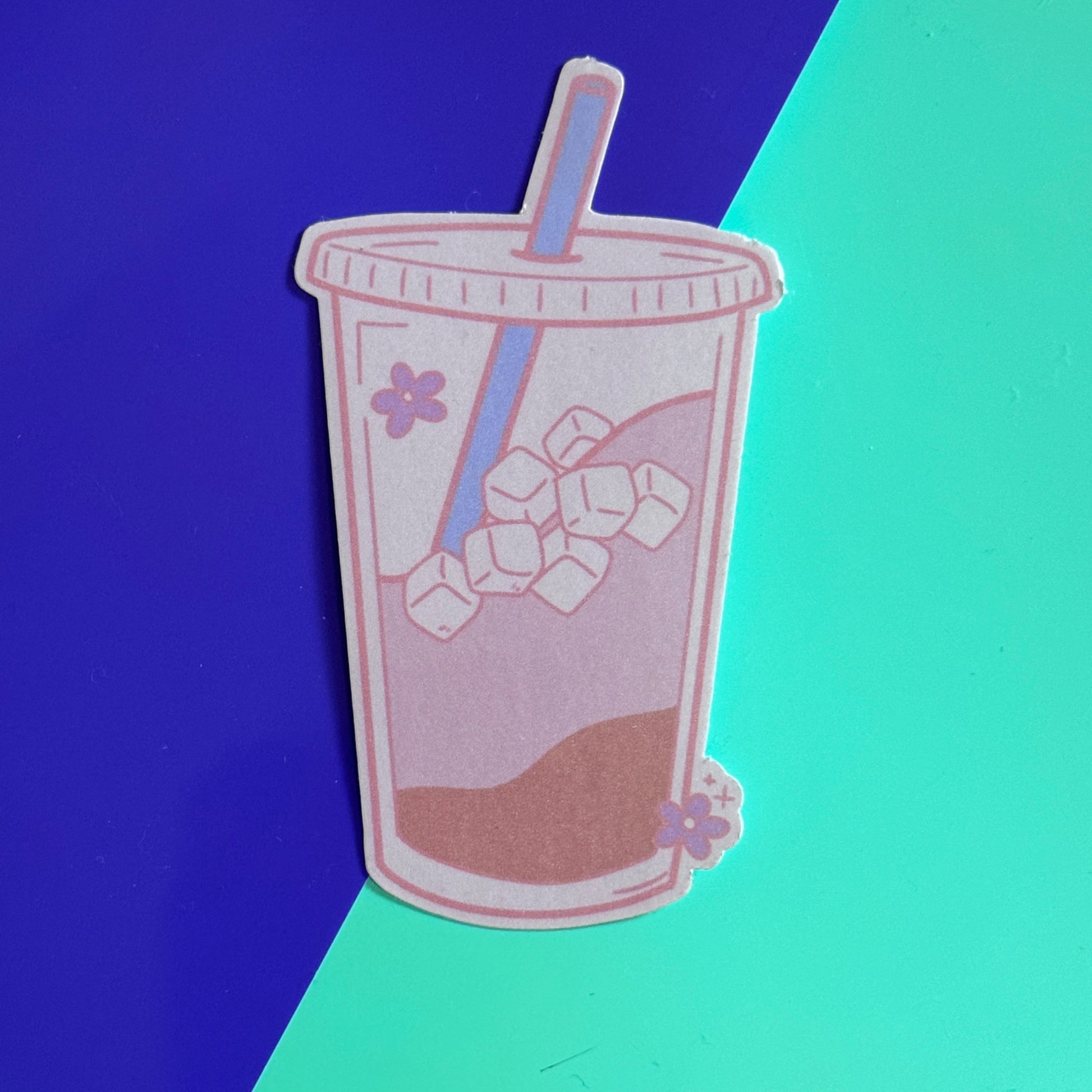 016100 Iced Coffee Sticker - 1