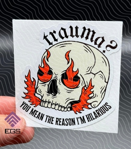 039067 The Reason I'm Hilarious Sticker - 1