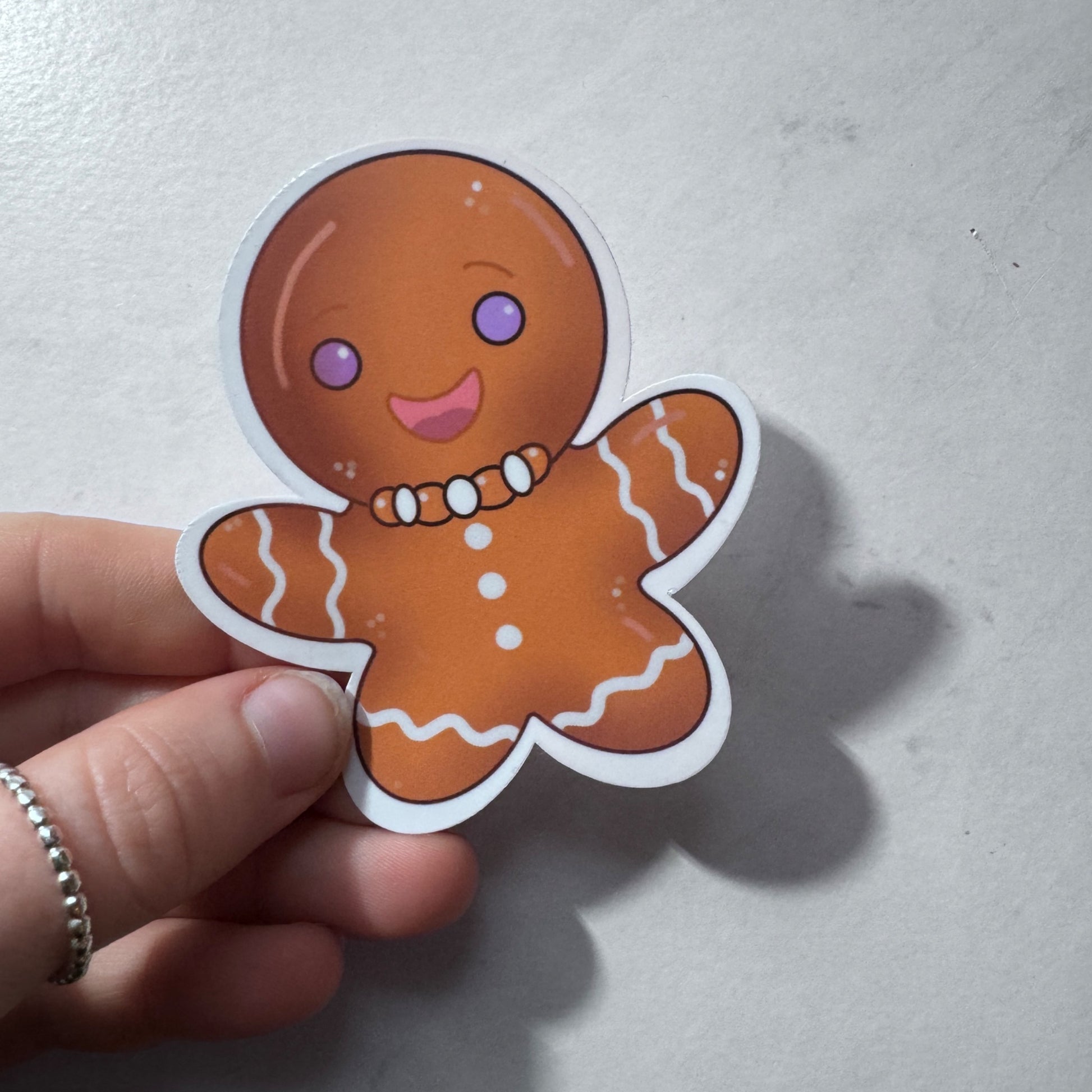 016206 Gingerbread Sticker - 1