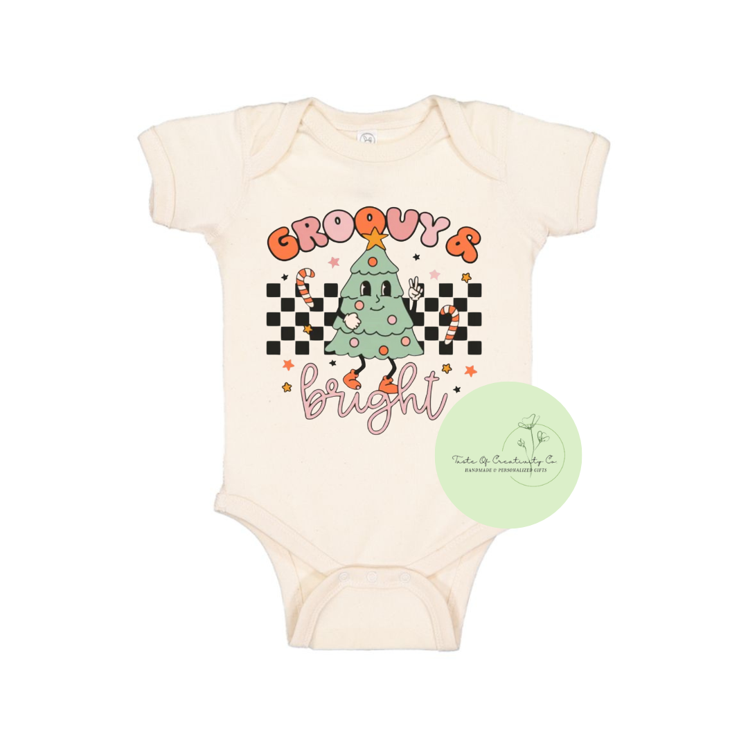 034033 Onesie (Groovy & Bright/6M/Natural) - 1
