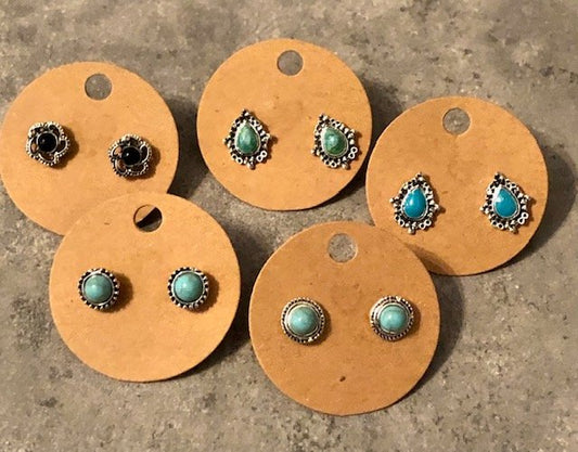 015048  Assorted Stud Earrings - 1