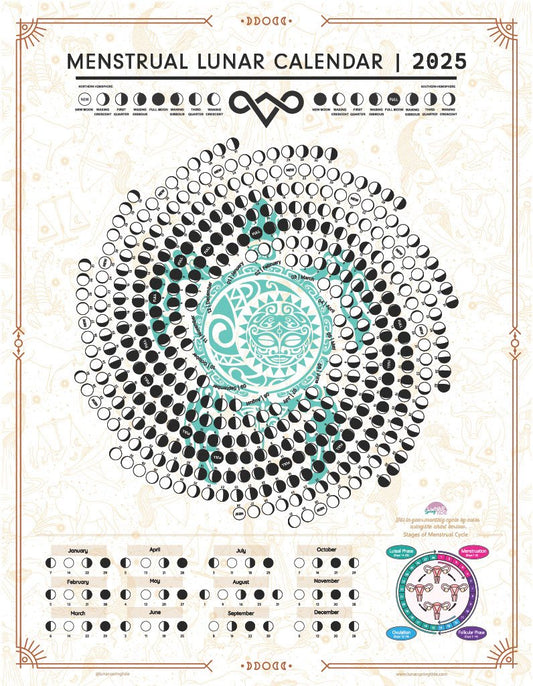 105010- Lunar Phase Menstrual Calendar - 1