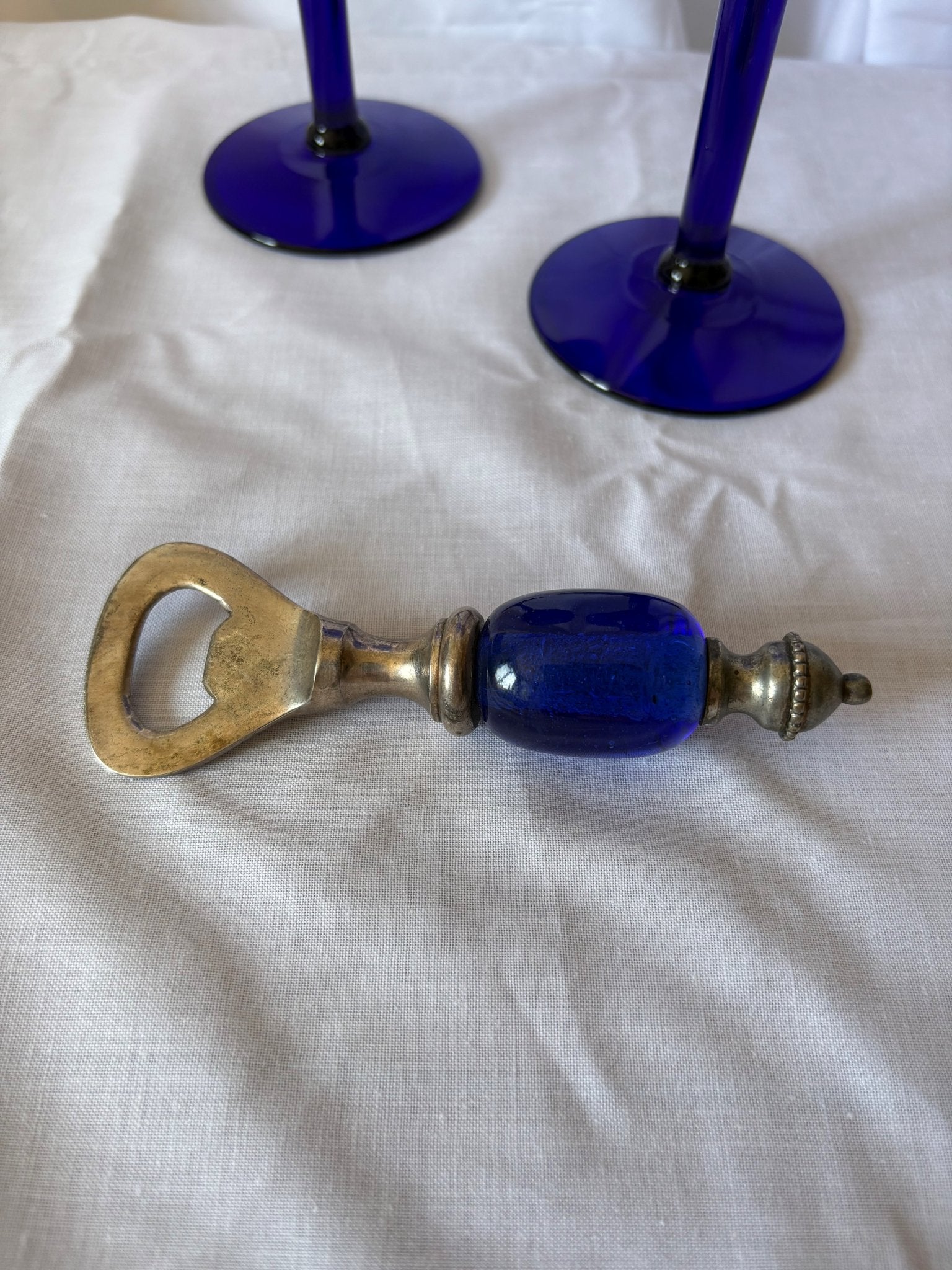 048017 - Cobalt Blue Bottle Opener - 4