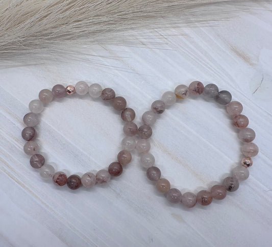 076037 red Quartz ab bracelet - 1