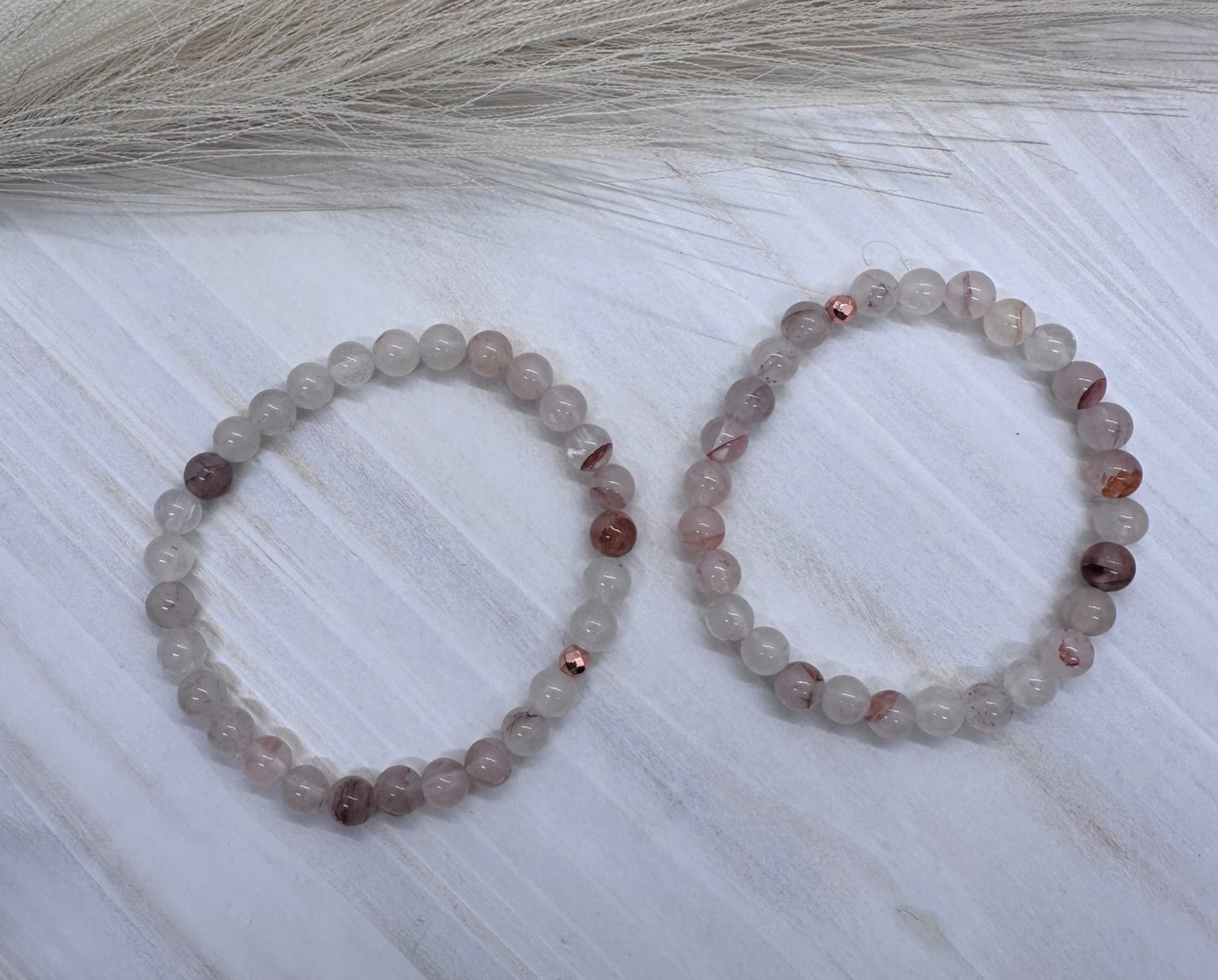 076036 red Quartz ab bracelet - 1