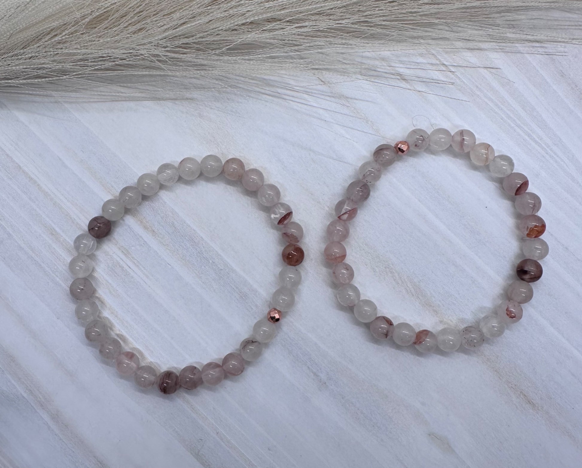 076036 red Quartz ab bracelet - 1