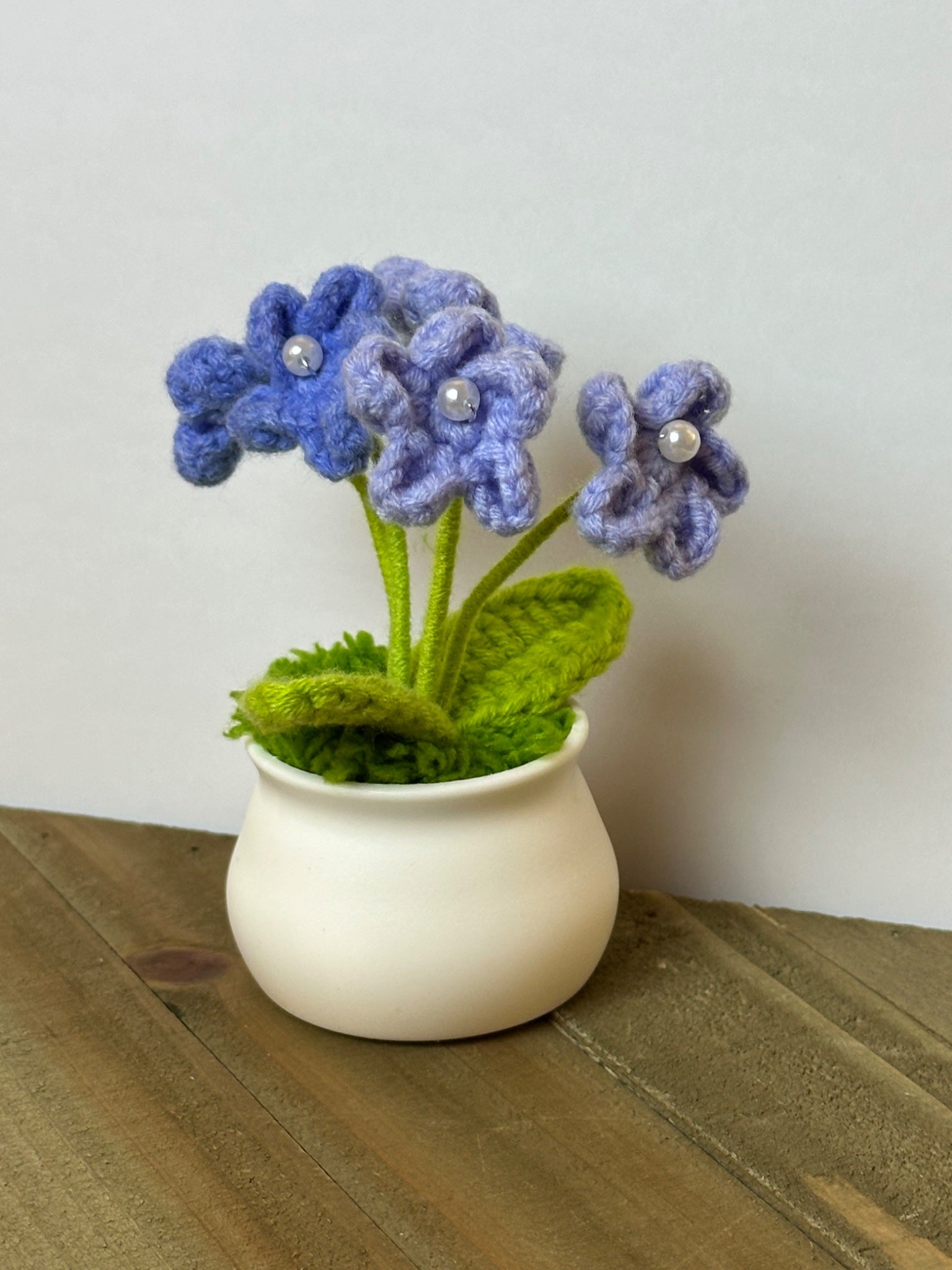 109201-Potted Crochet Flower - 1