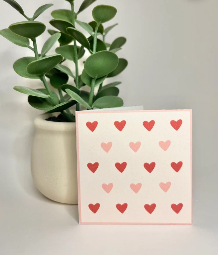 055005 Hearts Mini Card - 1