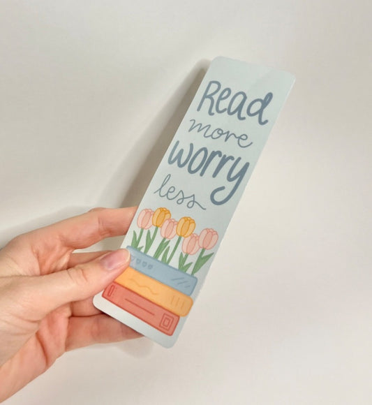 055009 Read More Worry Less Bookmark - 1