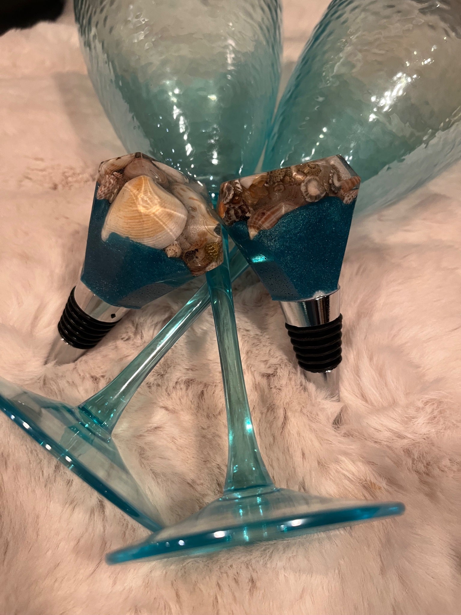 020302 Wine Bottle Stopper - (wide diamond) - 1