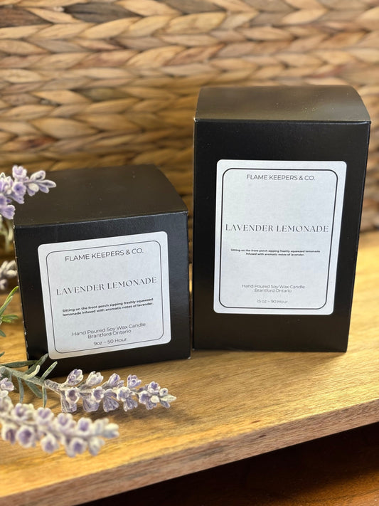046006 Lavender Lemonade 9oz Soy Wax Jar Candle