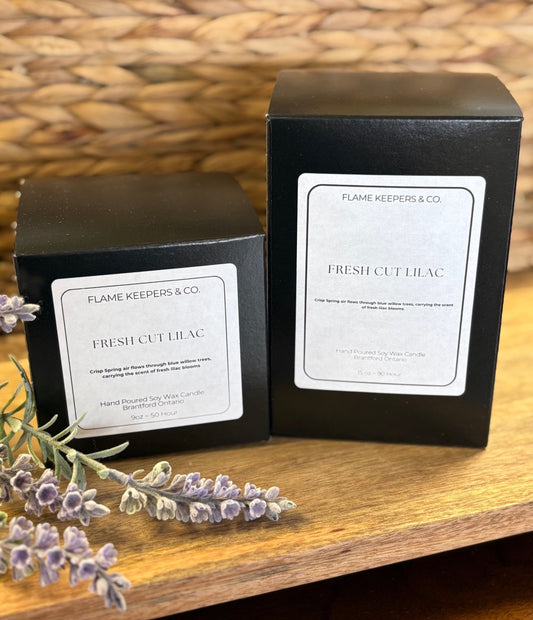 046008 Fresh Cut Lilacs 9oz Soy Wax Candle