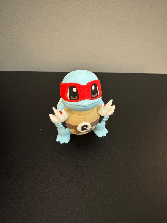 005130 Ninja Squirtle - Red