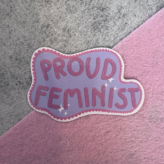 016212 Proud Feminist Sticker