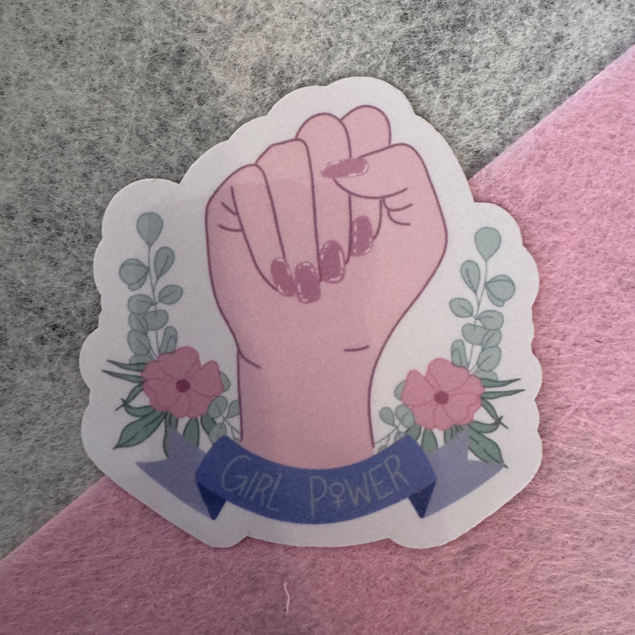 016214 Girl Power Sticker – The Rustic Palm