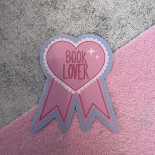 016216 Book Lover Sticker
