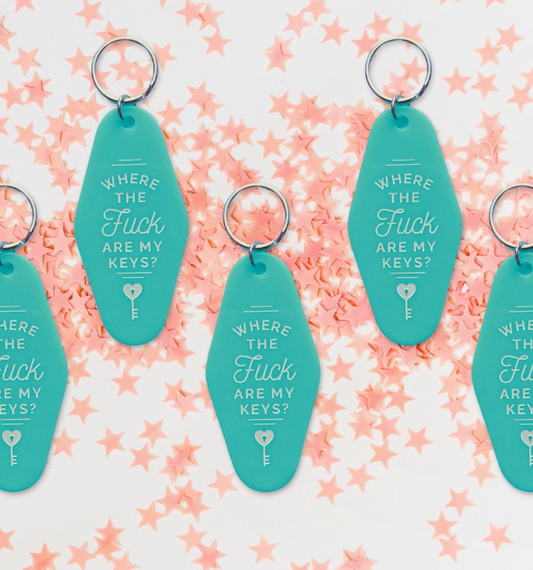 024056 Where are my keys - Motel keychain