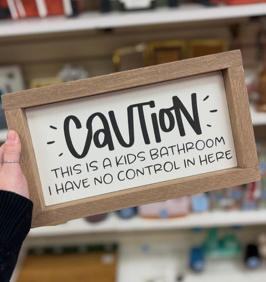 072080 caution bathroom sign