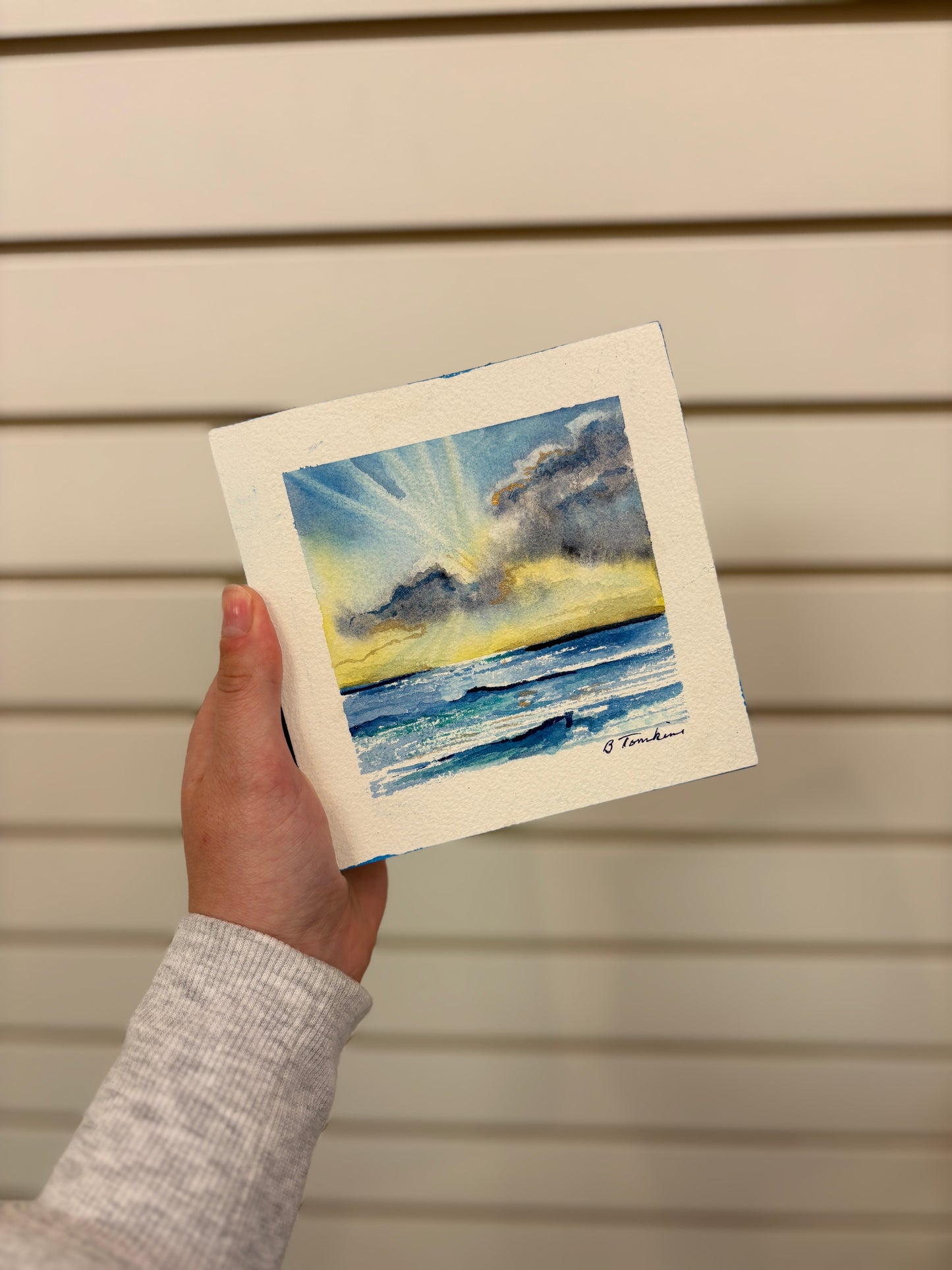 096008 Original Water colour cube