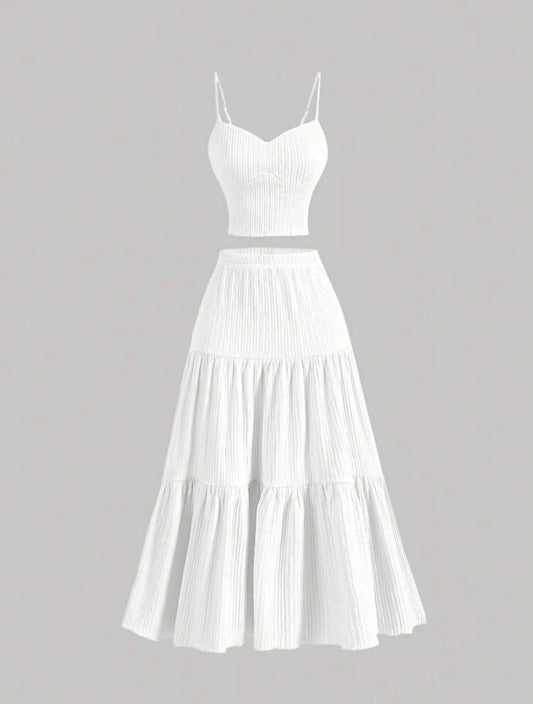024073 Top & Skirt set