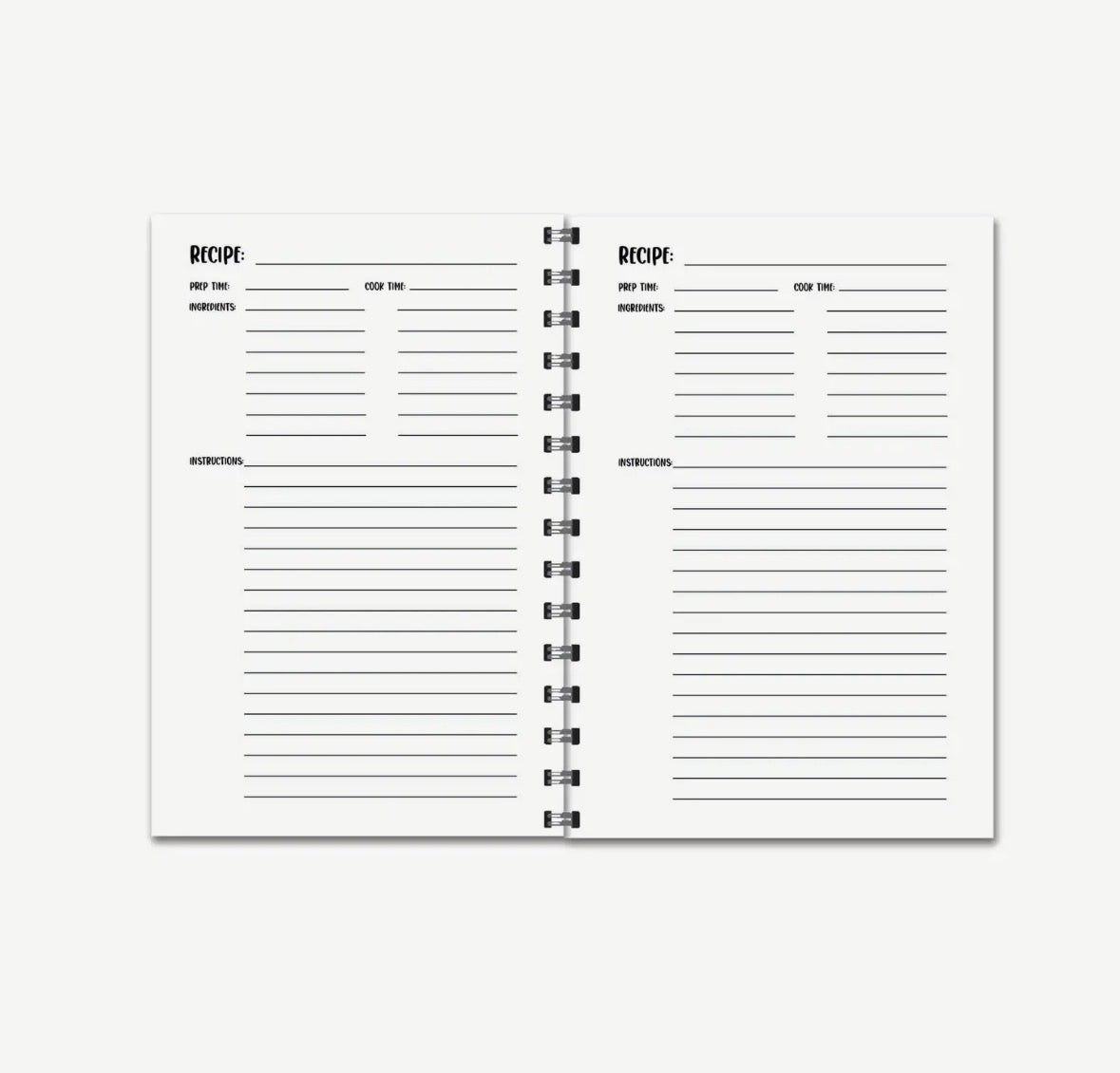 024009 Recipe Notebook