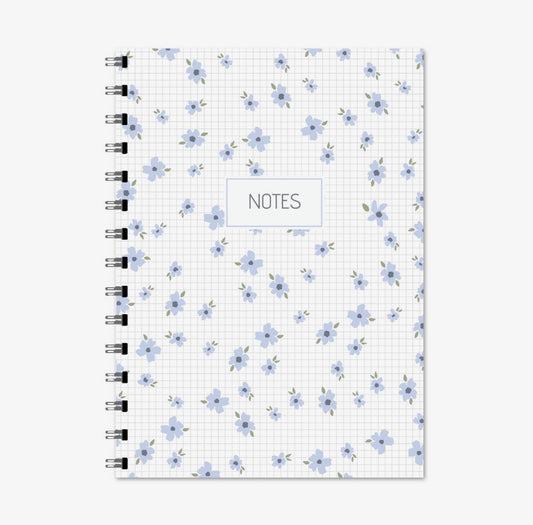 024007 Purple Floral Notebook
