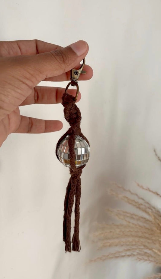 011429 Mini Disco ball bag charm