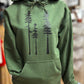 006003 - Pine Trees Adult Hoodie