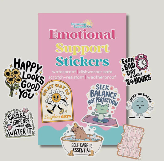 024005 Emotional Support - Vinyl Sticker Pack