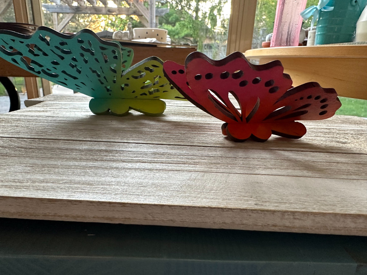 057-020 5" Wooden Butterfly - 2