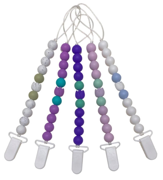 051-030 Tulip pacifier clip - 1