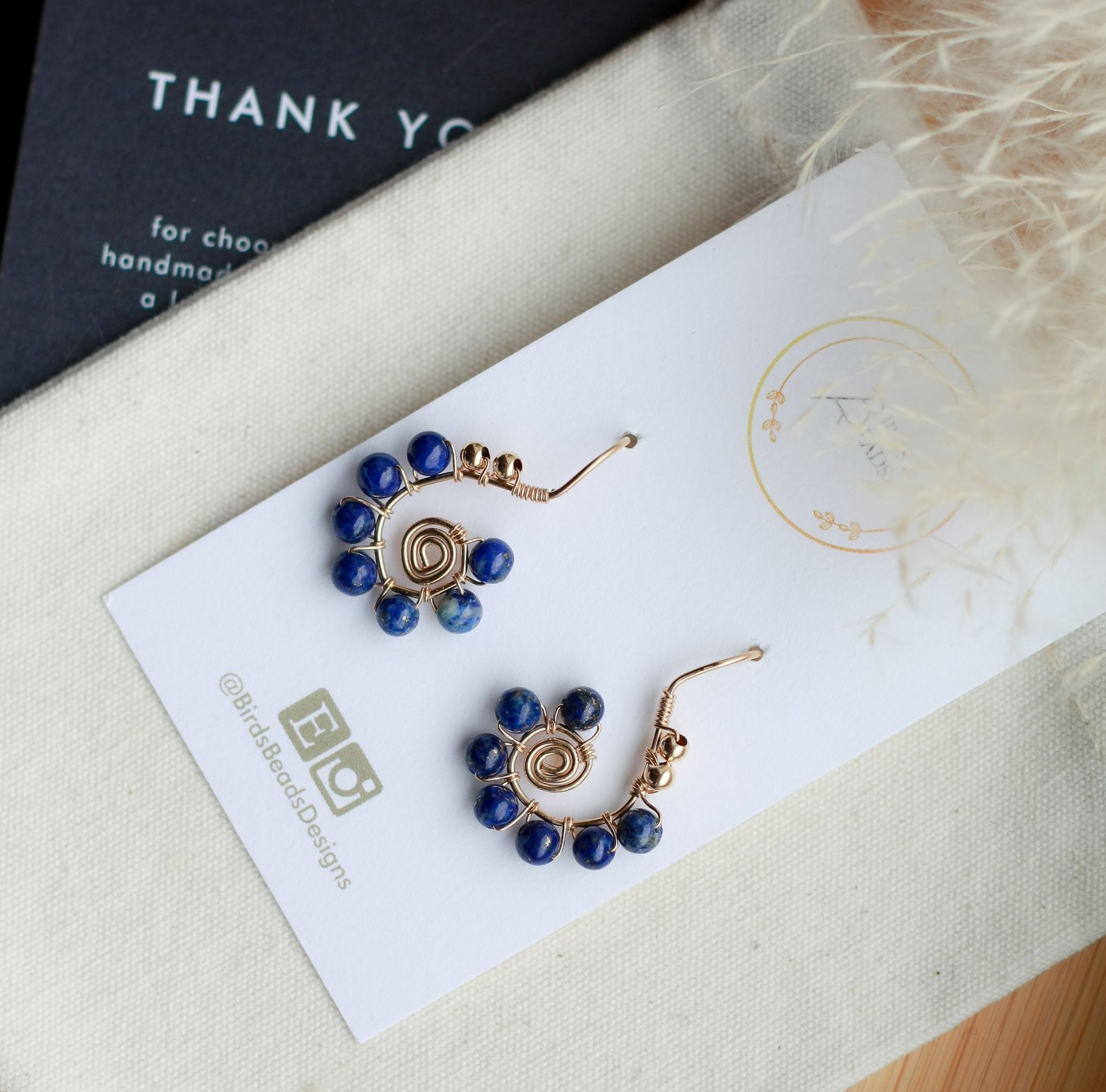 024-017 Lapis Lazuli Earrings - 2
