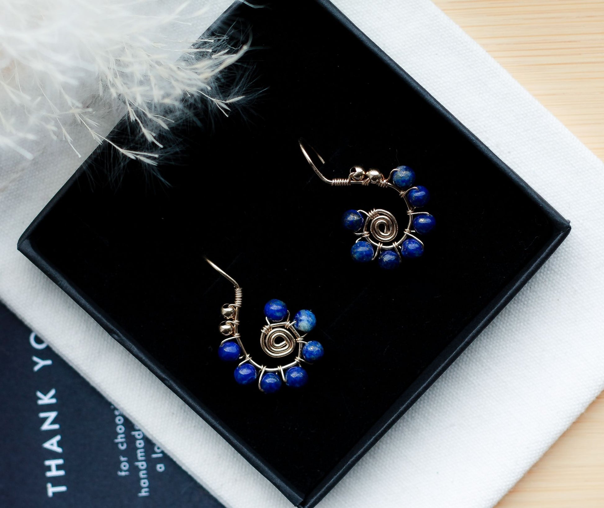 024-017 Lapis Lazuli Earrings - 1
