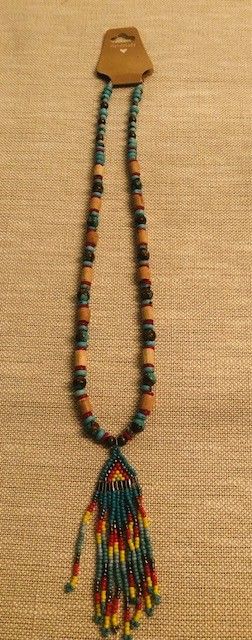 015-090 Native Inspired Bead Necklace - 1